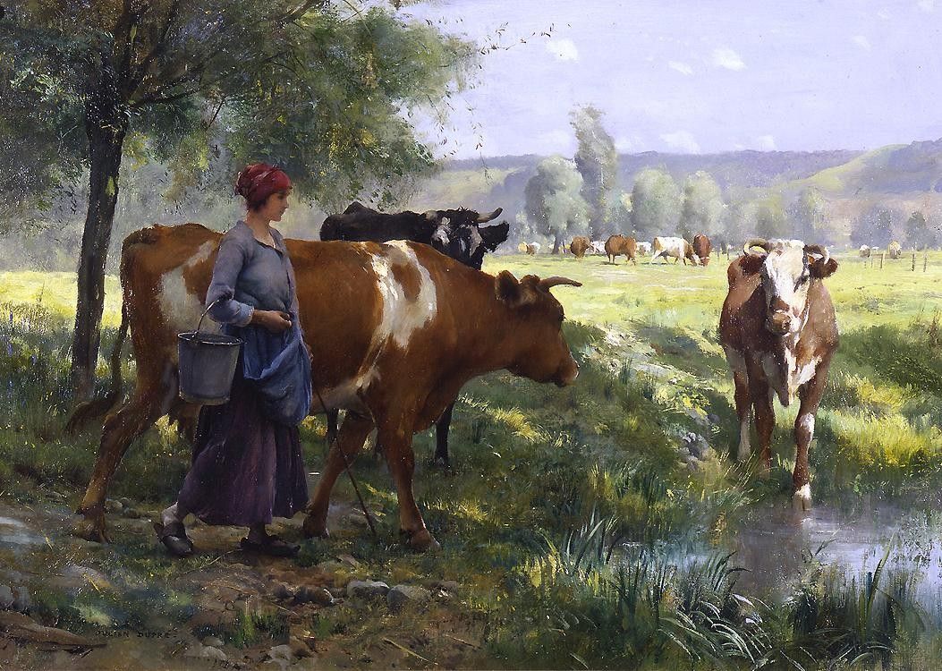 Julien Dupre The Young Milkmaid